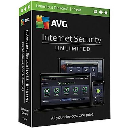 Avg AVG IS17T12EN Internet Security Unlimited 2017 - 1 Year IS17T12EN